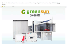 Tablet Screenshot of greensun.it